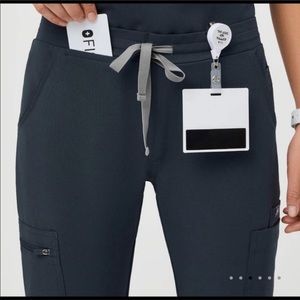 Figs YOLA skinny scrub pants Dark Harbor XS P
